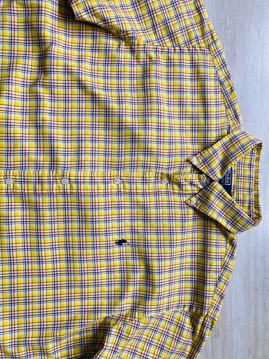 POLO By Ralph Lauren Custom Fit мъжка карирана риза XL