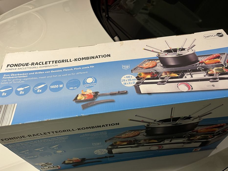 Фондю и раклет грил - нов комбиниран уред