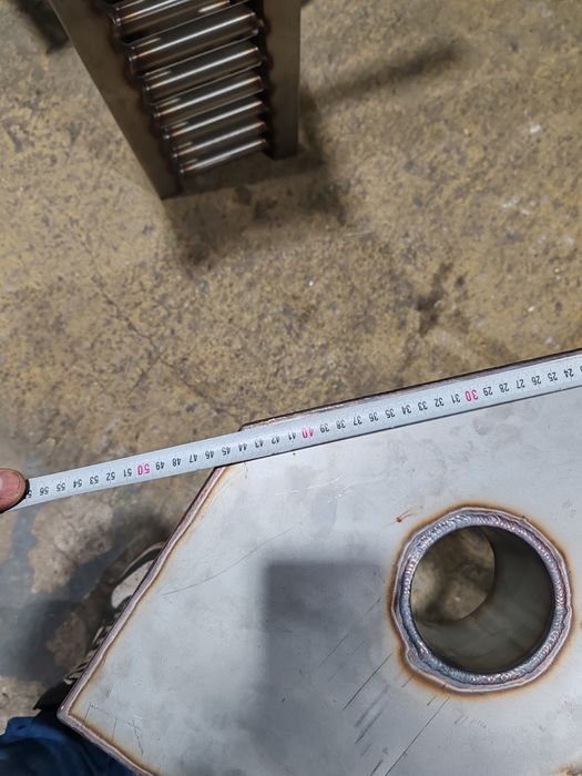 Registru termic inox șemineu sobă colt, cazan încălzire centrală