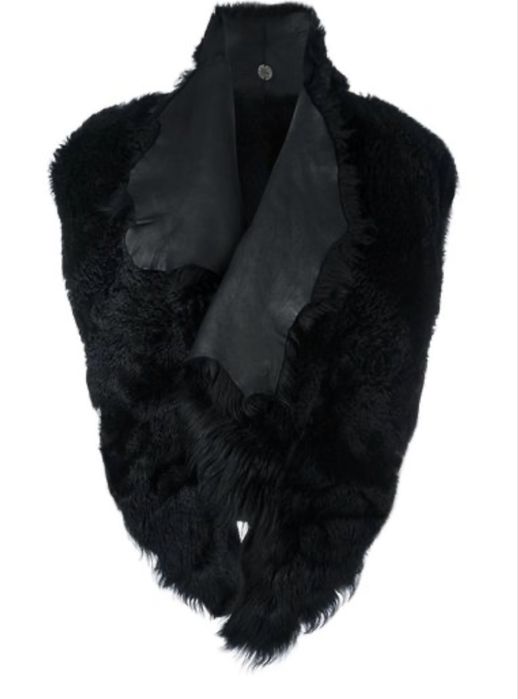 Жилетка ITALY (мех/кожа)