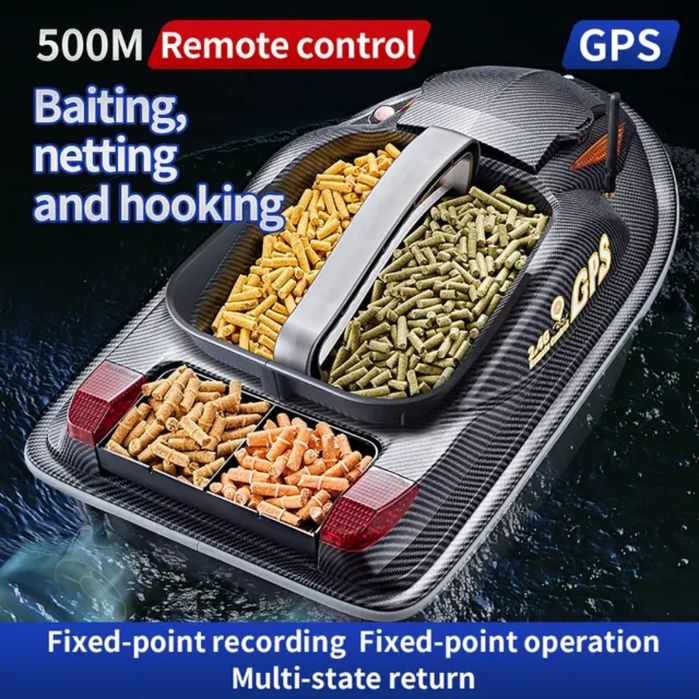 Супер Кораблик Карповый. Для прикормки и дальнего заброса с GPS.