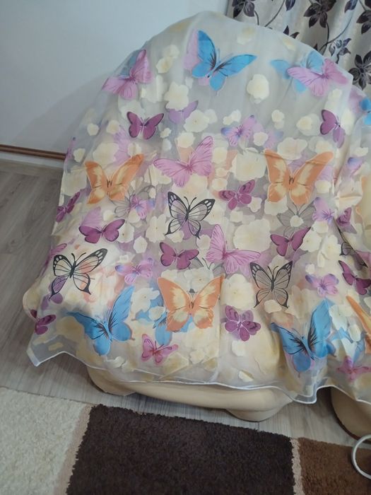 Perdele dormitor și bucatarie