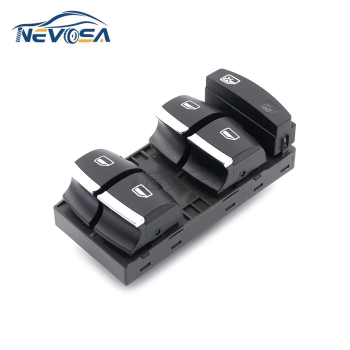 Set panou butoane geamuri chrom Audi A3 A4 A6 Q7