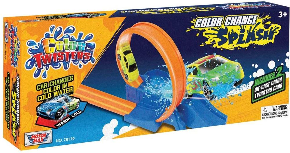 НОВО! Motormax ColorTwist Писта със сменящи цвета колички