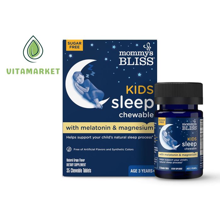 Kids Sleep melatonin+magnesium 35 таб | мелатонин+магний для детей