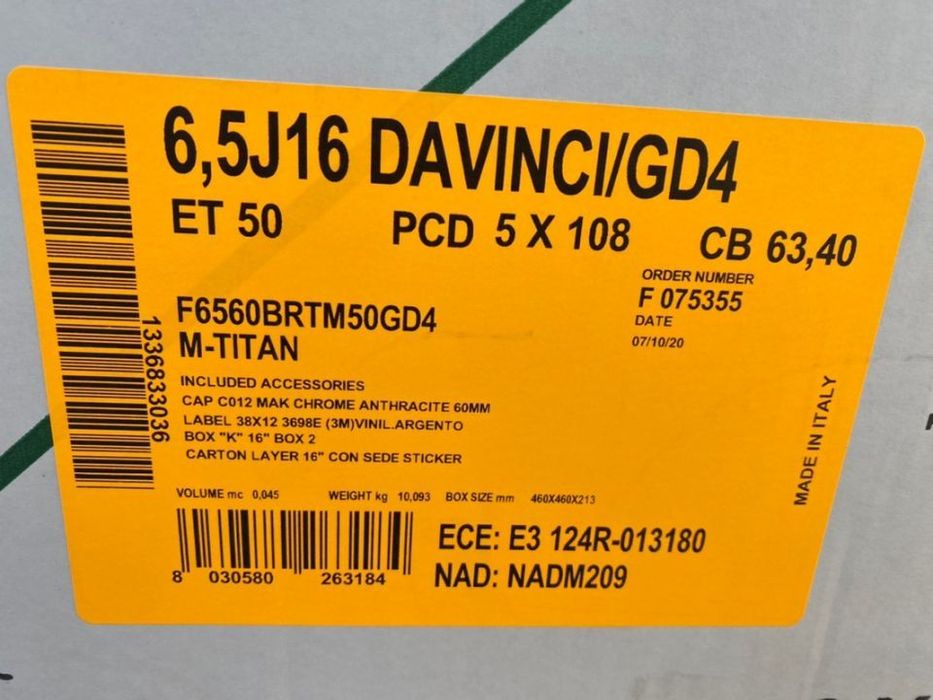 vand jante aliaj 5x108 pe 16” Mak noi