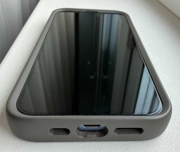 Husa Mobilfox Jeans Full‑Shock Anthracite pentru iPhone 14