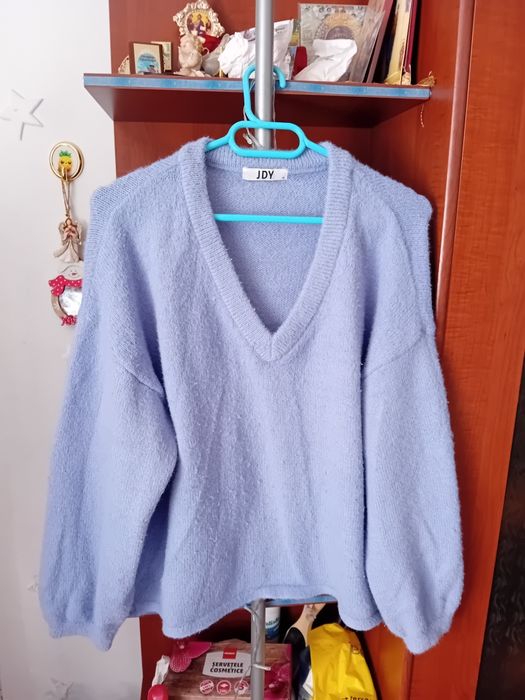 Pulover cu anchior de lana