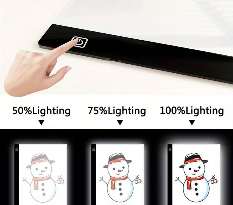 Светеща дъска за рисуване/ за нареждане на диамантен гоблен