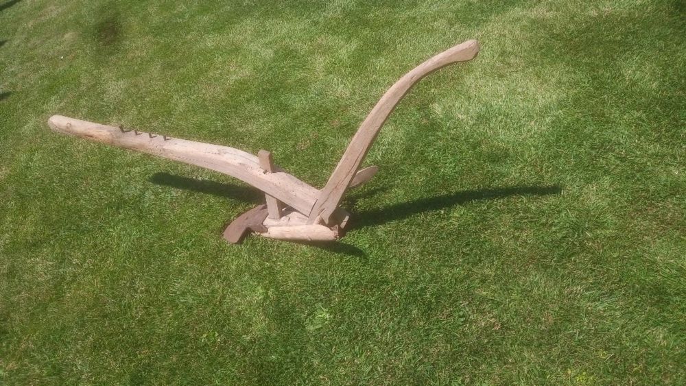 Дървено битово рало