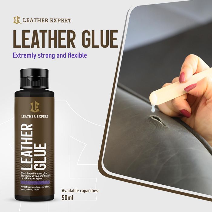 лепило за кожа leather glue , leather expert 50мл
