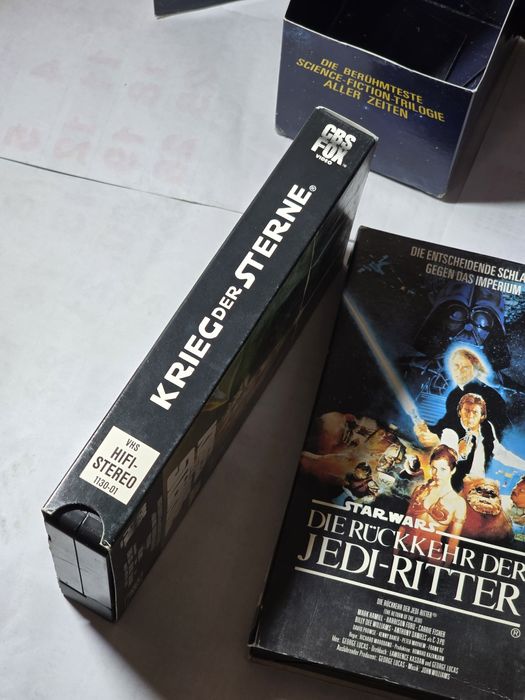 Видеокасети Star Wars триология