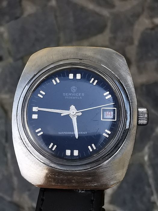 Ceas elvețian - Services - Mecanic - 37*42 mm - Funcționează excelent!