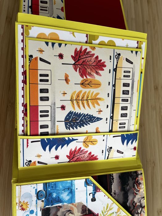 Ръчноправен детски албум за снимки - влакове