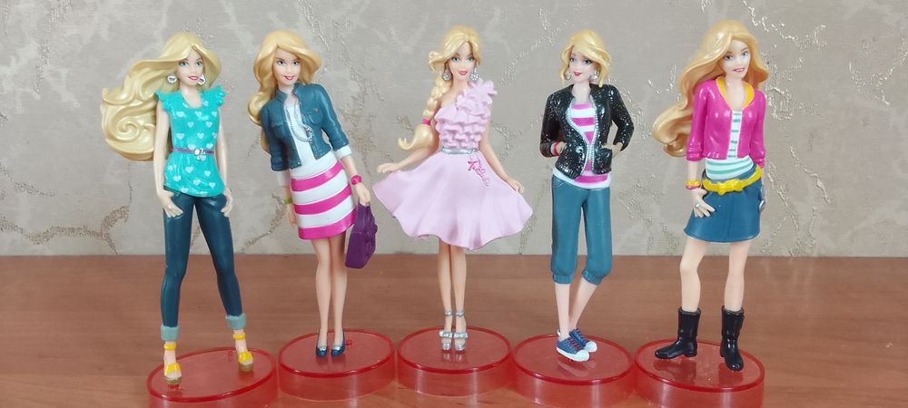 Фигурки Барби 13см 5 штук