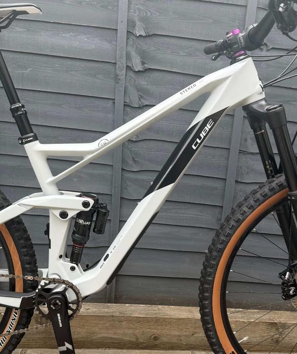 Cube Stereo 150 C:62 Race 29er Sram GX Mountain Bike Grey/Carbon