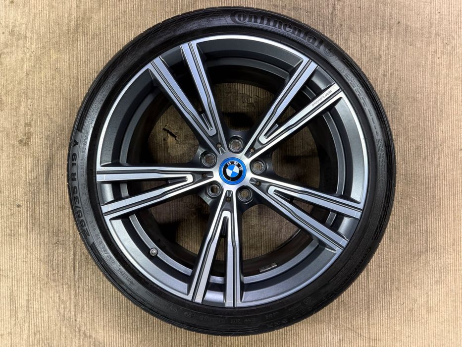 Jante ORIGINALE BMW Seria 3, 4 (G20, G22) R19 M793i Anvelope vata Continental