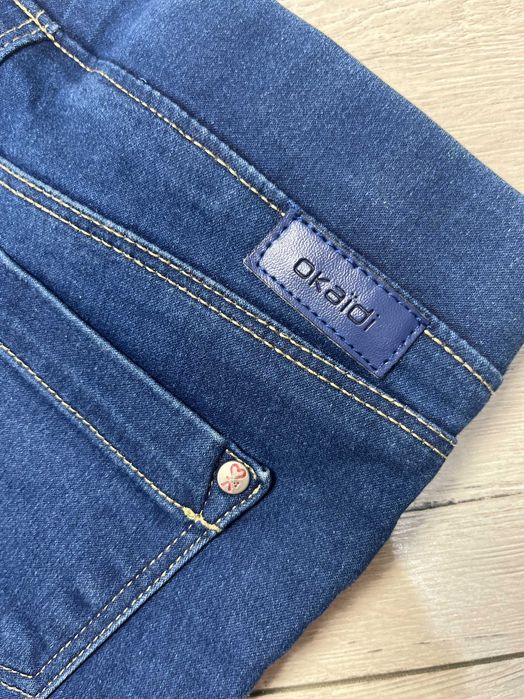 Okaidi Еластични дънкови панталони за момиче 5 г, 110 см