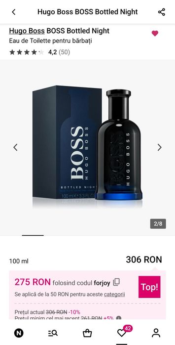 Boss Bottled Night EDP 100ml