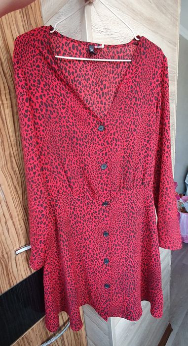 Платье H&M.  Леопардовое