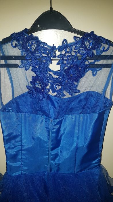 Бална рокля синя