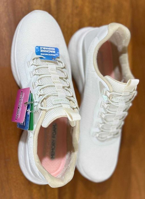 Pantofi sport dama, Skechers Skech-Lite Pro - Perfect Time, Crem, 41 EU