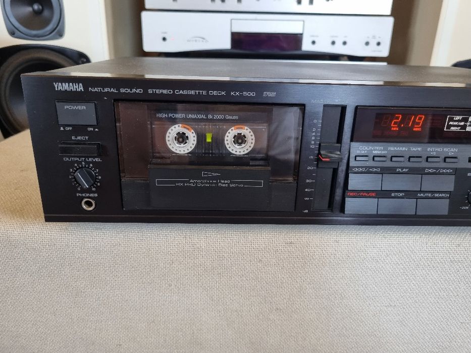 Deck Yamaha KX-500. Dolby B,C, HX Pro. Impecabil.