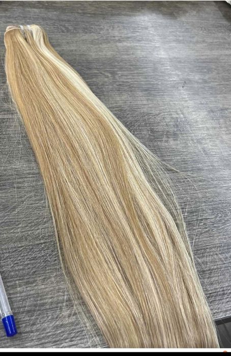 Руса коса на треса, руси екстеншъни на кичури