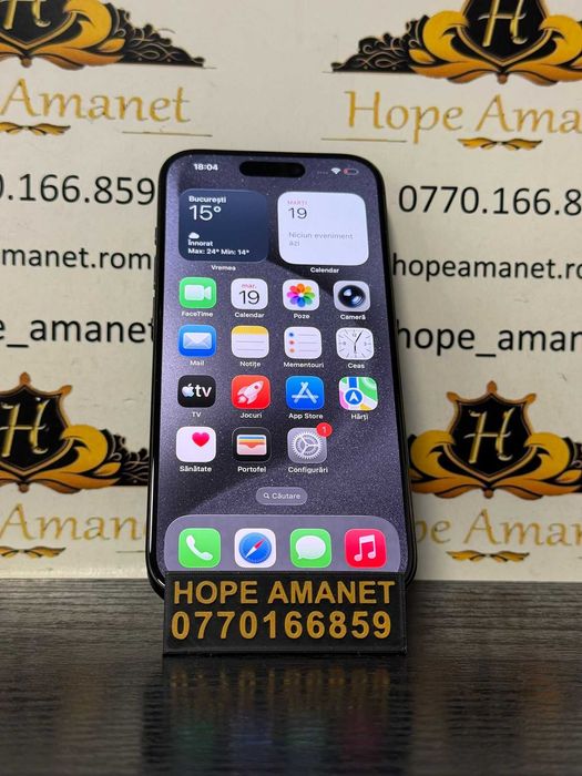 Hope Amanet P10/iPhone 15 PRO 128 GB BATERIE 87%