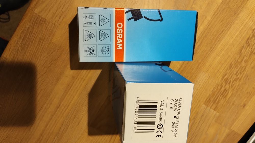 Bec halogen Osram 2000W/240V/GY16