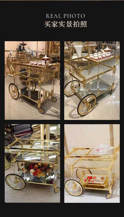 Кухонная Тележка для дома, тележка для сервировки домашнего бара