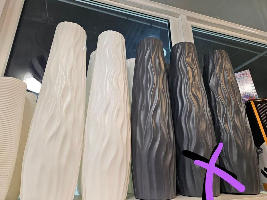 Вазы из пластика