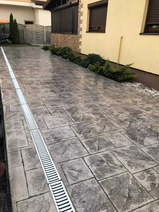 Pavaj din beton amprentat
