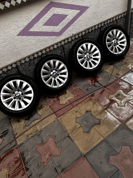 Jante aliaj pe 16 inci originale BMW  + anvelope