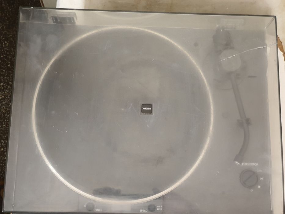 Pickup Wega JPS 351P direct drive, fara doza, capac fisurat