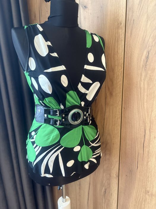 Maieu verde cu negru