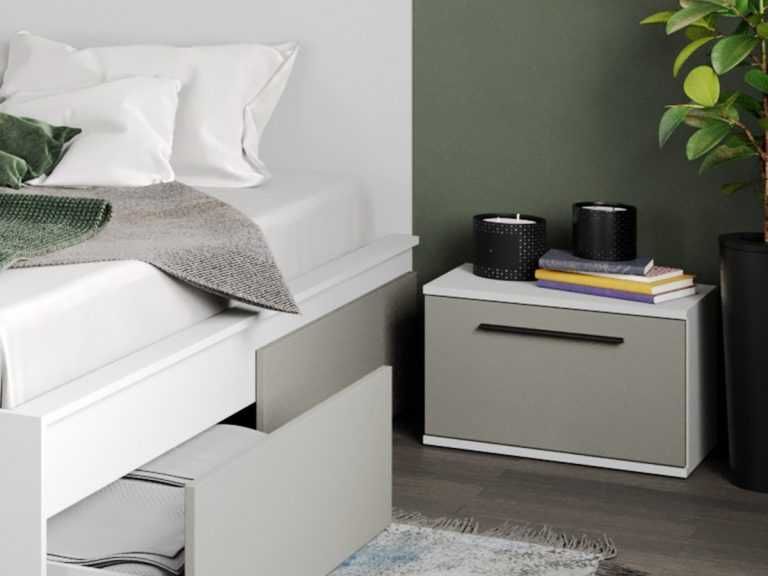 Set Mobila Dormitor Casmir / Alb Soares C23