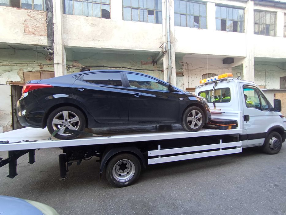 Platforma tractari auto moto utilaje dube stivuitoare Rapid și Sigur