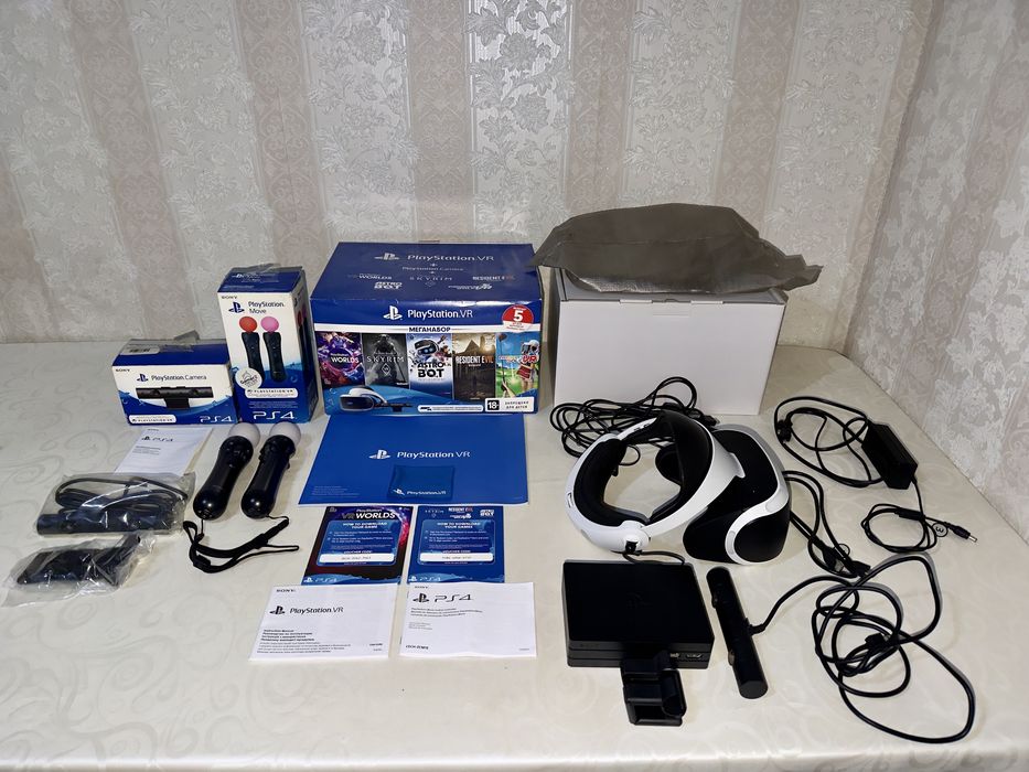 Комплект Sony PS4 Slim (1TB) + PS VR + 13 Игр