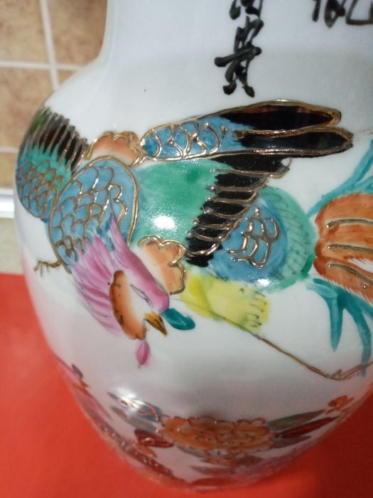 Старинная,китайская напольная ваза