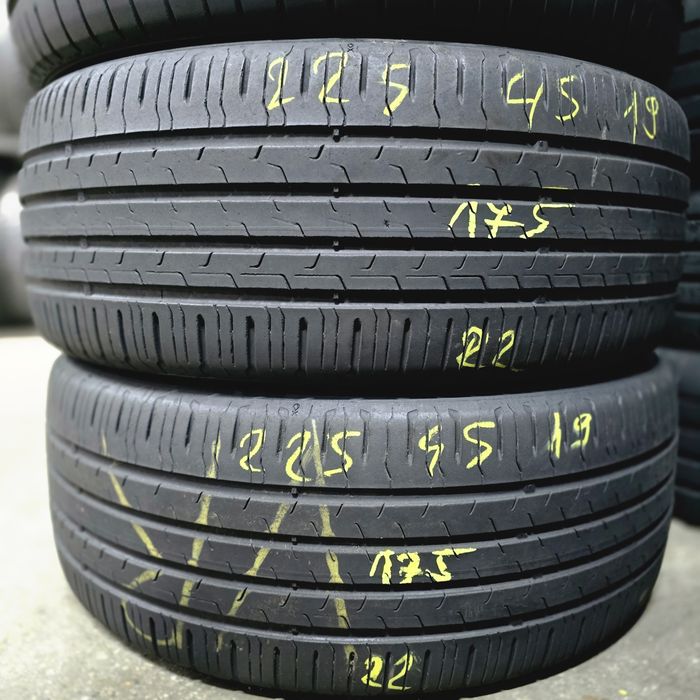 2x 225/45/19 VARA CONTINENTAL 2022 Stare excelentă