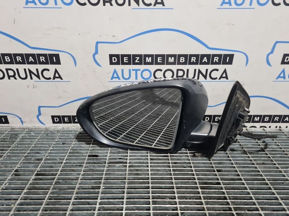 Oglinda stanga Nissan Qashqai 2007 - 2010 4 Usi ALBASTRU BW9G (946) Rabatabile