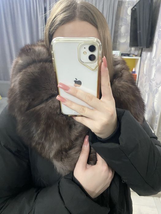 Куртка с натуральным песцом