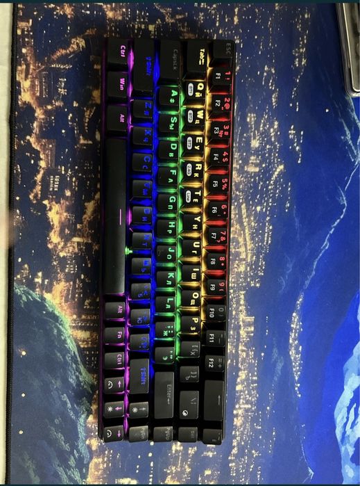 Игровая механическая клавиатура Gembird (3 режима работы)