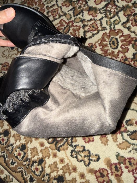 Зимний етік. Кожа мех