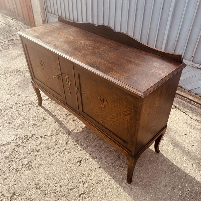 Шведски винтидж бюфет / скрин – масив, 1930–1940 г.