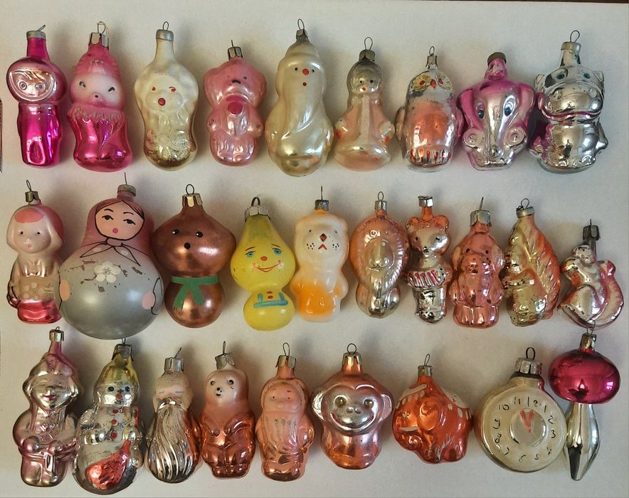 Советские ёлочные игрушки
