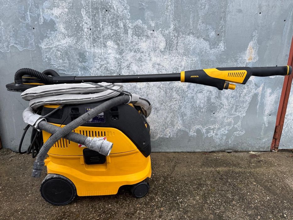 Șlefuitor pereți Girafa Mirka leros 950 si aspirator  de 1230 l pc
