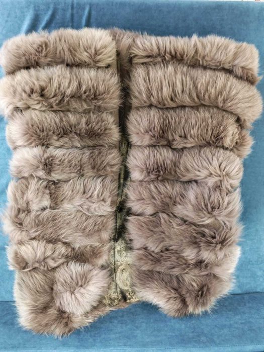шуба песец 20000тг