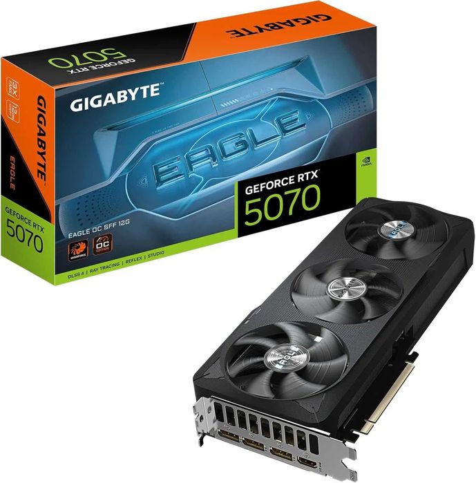 Видеокарта GIGABYTE GeForce RTX 5070 Eagle OC SFF 12G, 12 ГБ